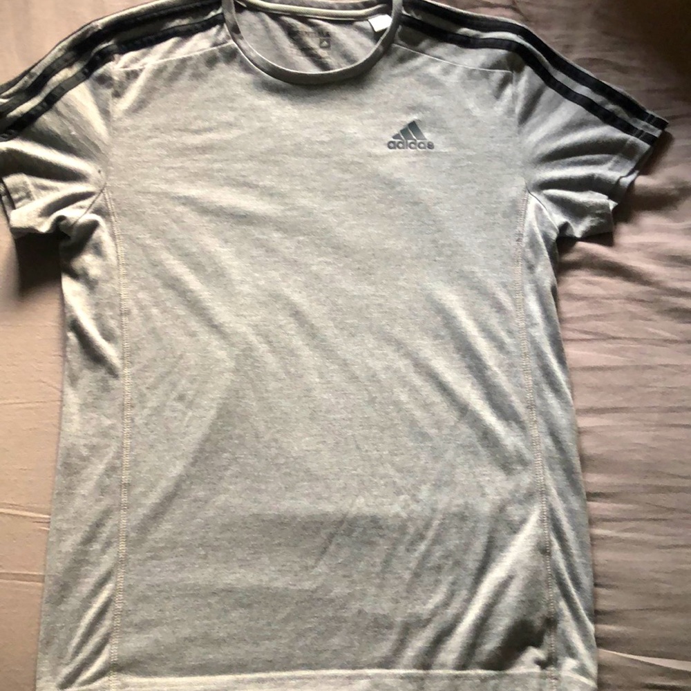 Unisex grey adidas shirt size small
